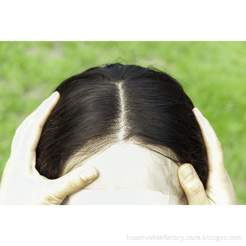 Huashuo 13*4  Lace Front Human Hair Wigs, Transparent Swiss Lace Human Hair Wigs, Virgin Hair Wig For Black Women